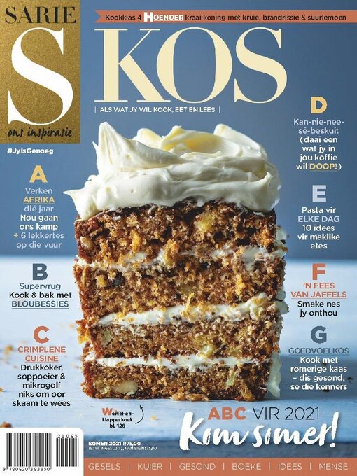 Cover image for SARIE KOS